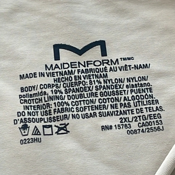 Maidenform bundle Shapewear black nude XL 2XL open bust  intimates bodysuit faja - Picture 11 of 16